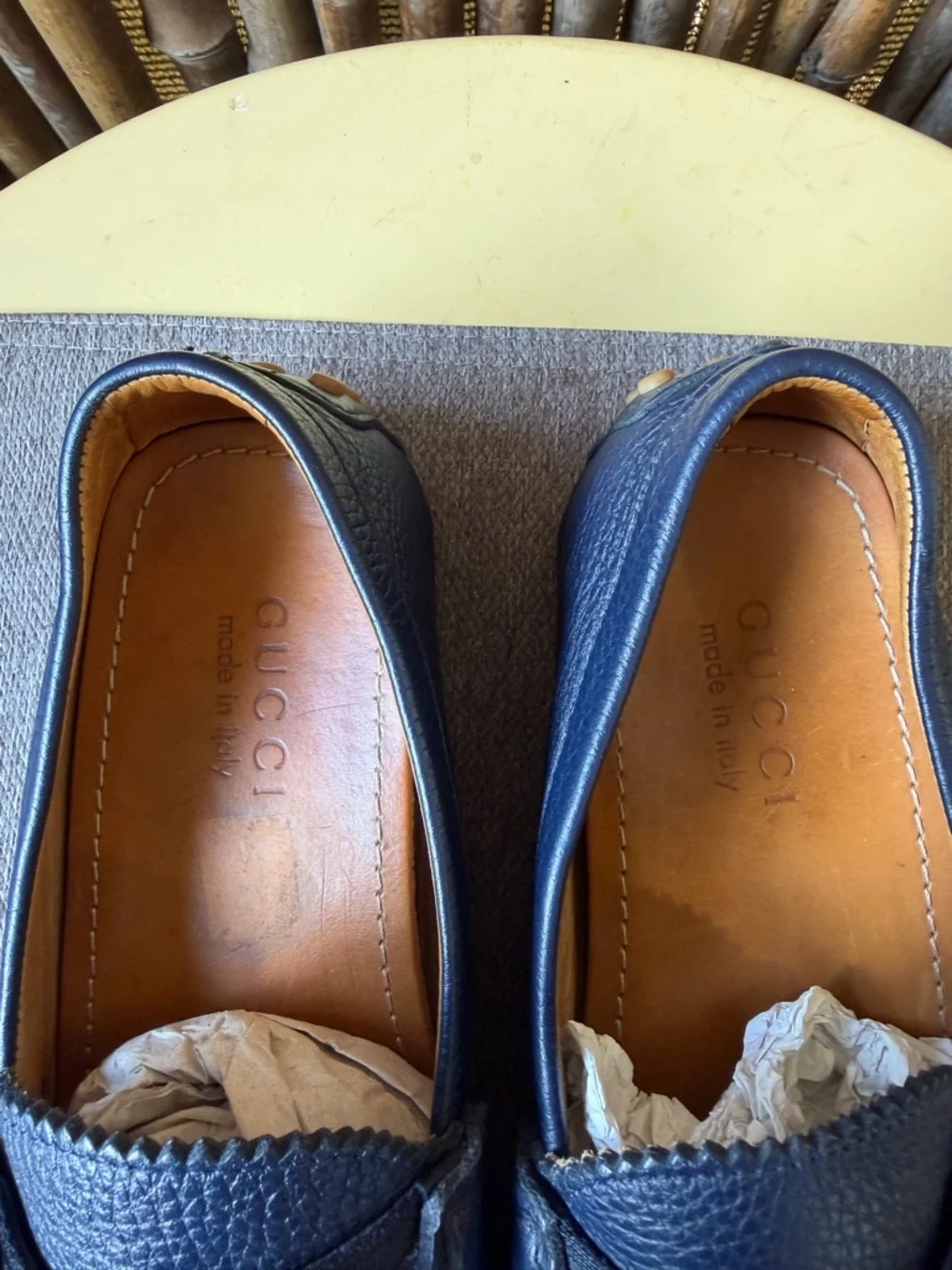GUCCI men’s leather loafers